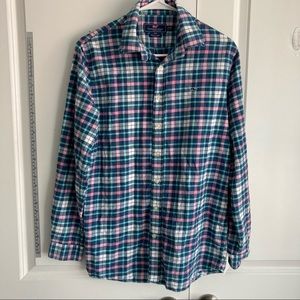 VINEYARD VINES XL PLAID BUTTON UP SHIRT